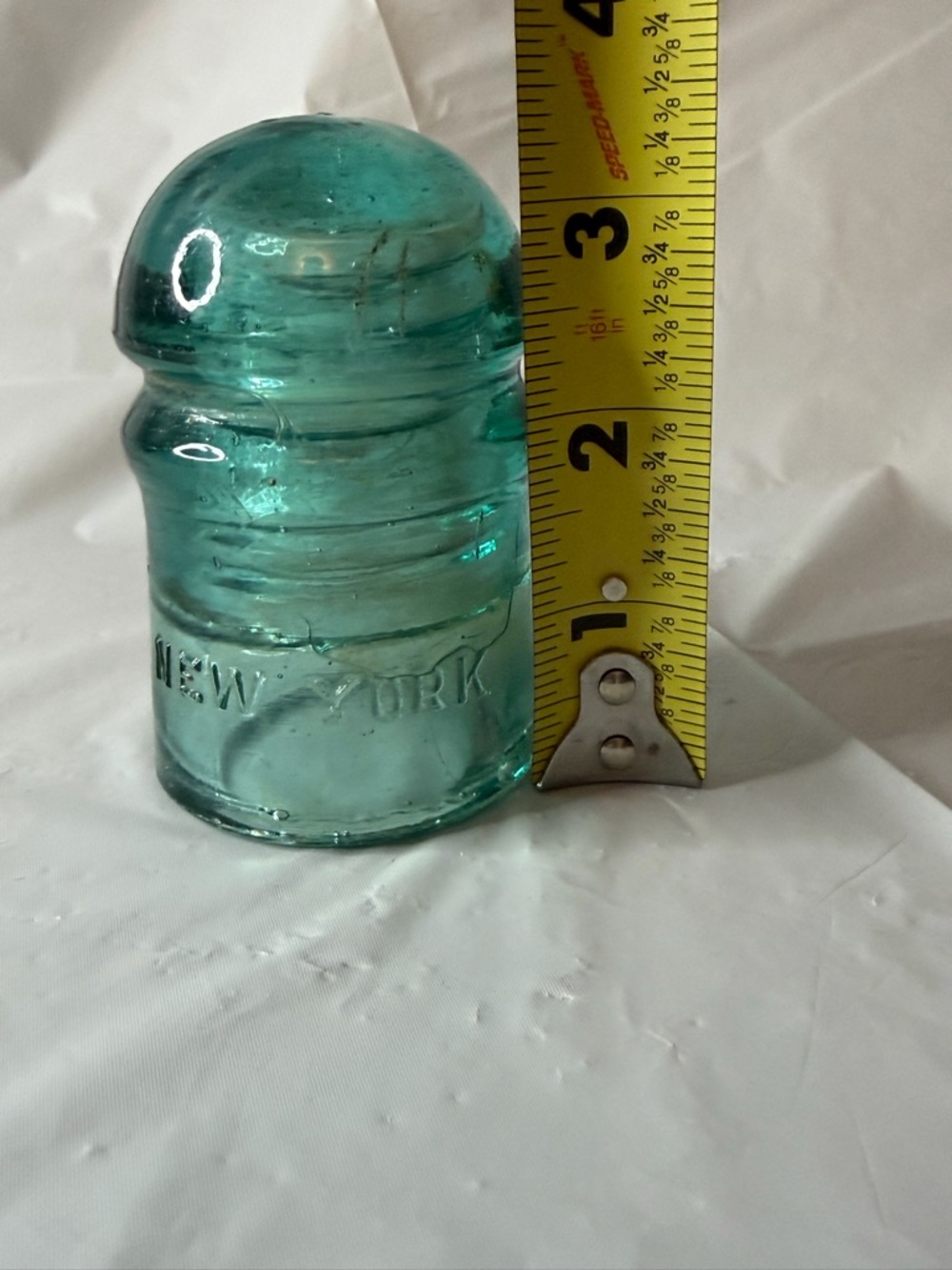 Vintage Brookfield New York Glass Telephone Pole Insulator. - Picture 4 of 4